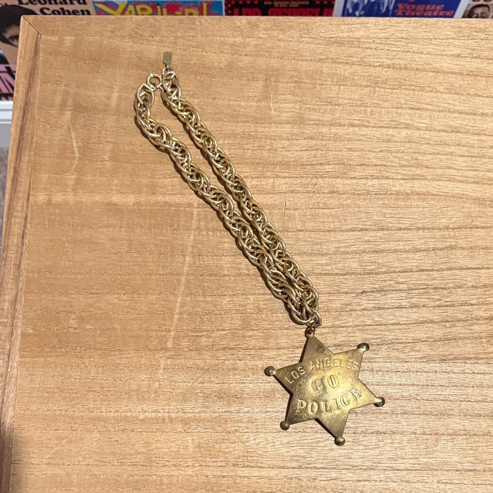 Rare LA Police Badge Necklace
